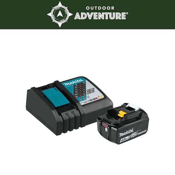 Makita Outdoor Adventure 18V 4.0Ah LXT Lithium-Ion Battery and Charger Starter Pack