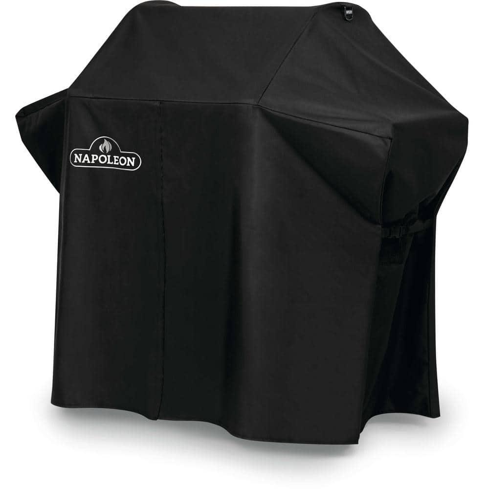 Black Waterproof Premium Grill Cover for Medium-Large Barbecues