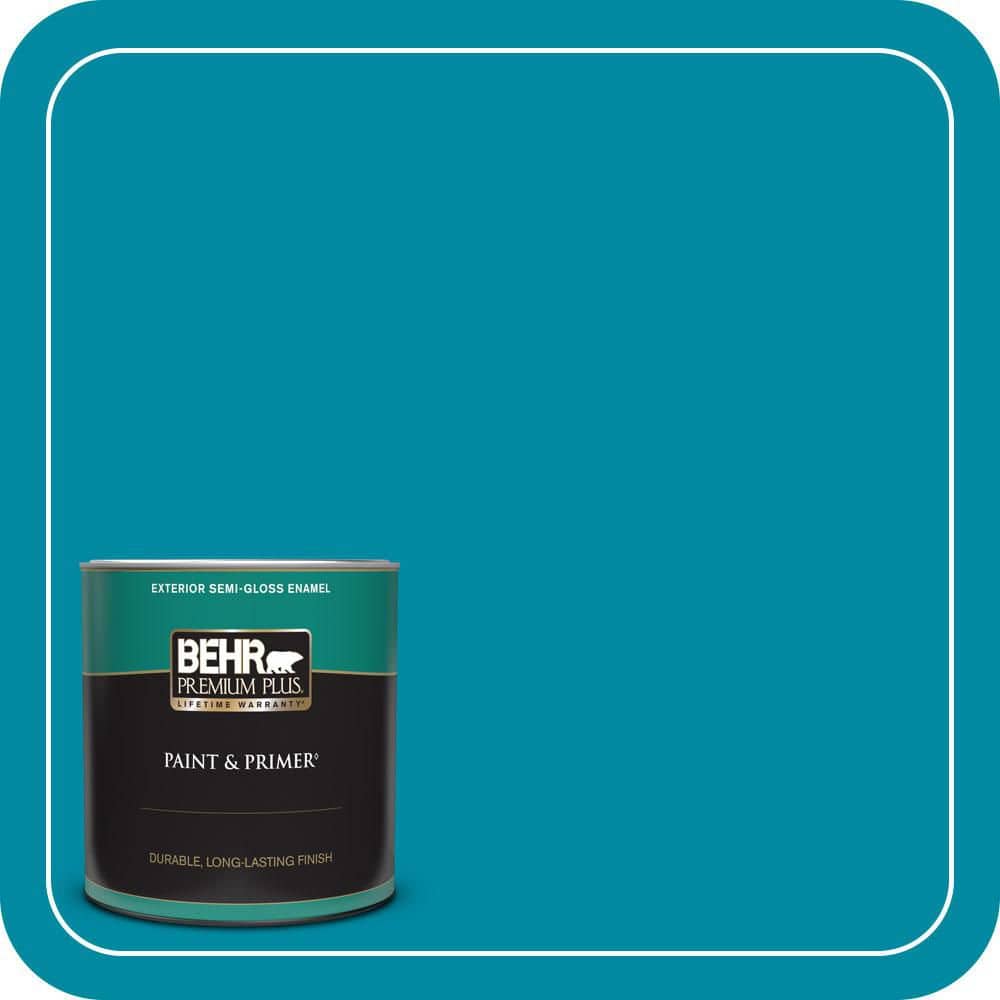 1 qt. #P480-6 Aruba Blue Semi-Gloss Enamel Exterior Paint & Primer price history on PriceWatchPro
