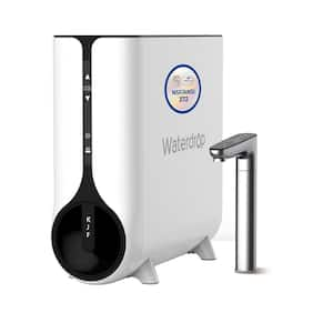 K6 5-Stage Under-Sink Reverse Osmosis Instant Hot Water Filter Dispenser with 600GPD Membrane with Smart Screen Faucet