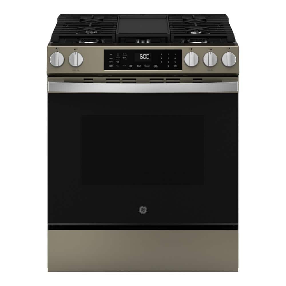 30 in. 5-Burners Slide-In Smart Gas Convection Range in Slate with EasyWash Oven Tray And No-Preheat Air Fry price history on PriceWatchPro