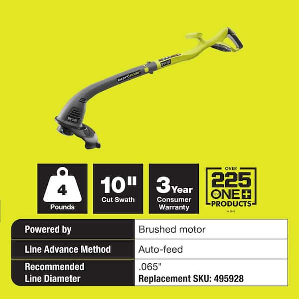 RYOBI ONE+ 18V 10 in. Cordless Battery 