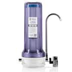Countertop Ultra Drinking Water Filter for VOCs Cysts Pesticides Herbicides Chlorine Taste and Odor - Clear