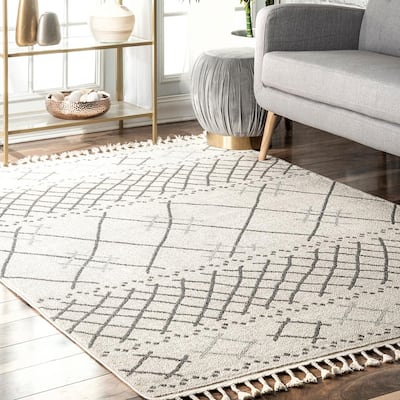 Trellis Beige Area Rugs Rugs The Home Depot