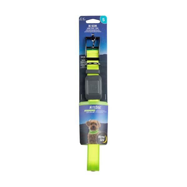 Nite Ize NiteDog - S - Lime/Green Rechargeable LED Collar