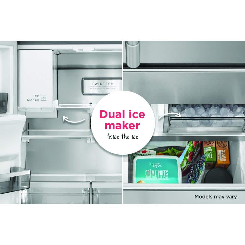 Stainless Steel 22.6 Cu. Ft. Smart French Door Refrigerator