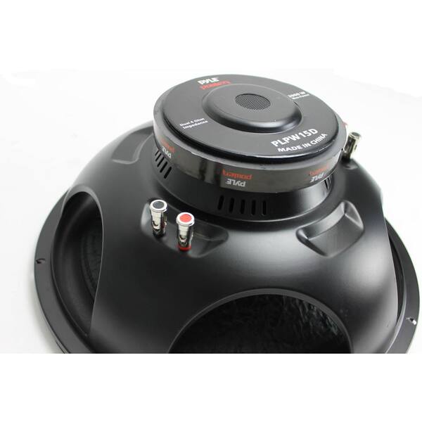 Pyle 15 in. 2000-Watt 4-Ohm DVC Power Car Audio Subwoofer Sub