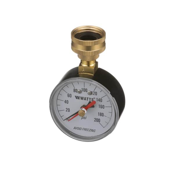 Watts - 3/4 in. Plastic Water Pressure Test Gauge
