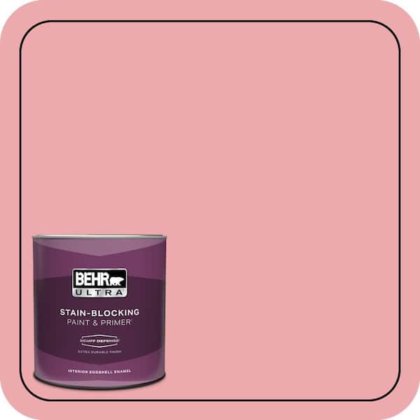 BEHR ULTRA 1 qt. #140C-3 Hibiscus Petal Extra Durable Eggshell Enamel Interior Paint & Primer