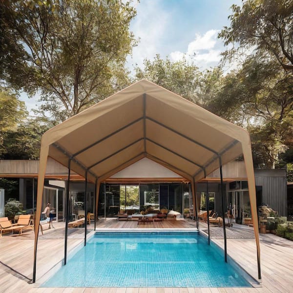 Zeus & Ruta 12 ft. x 20 ft. Pop Up Canopy Outdoor portable