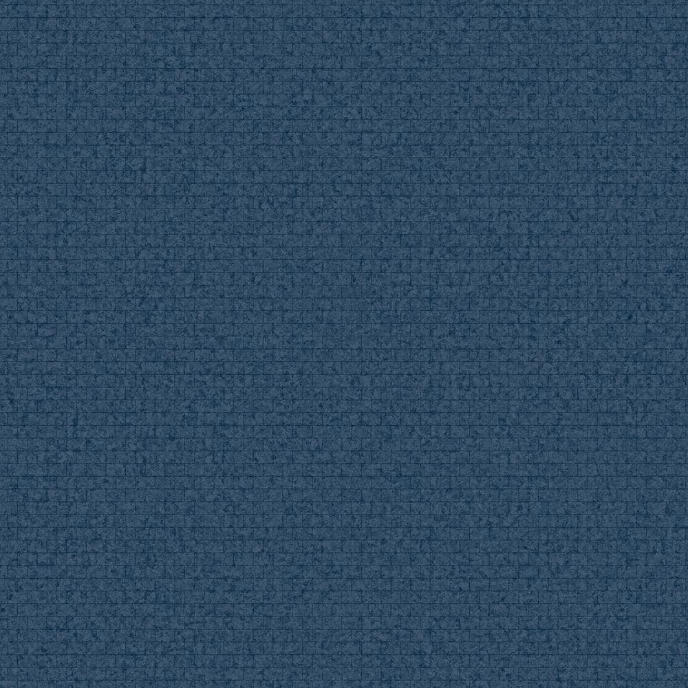 Hilbert Navy Geometric Vinyl Wallpaper Roll
