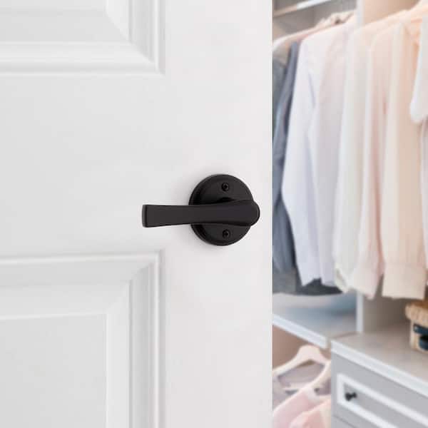 Katella Matte Black Dummy Door Handle with Microban
