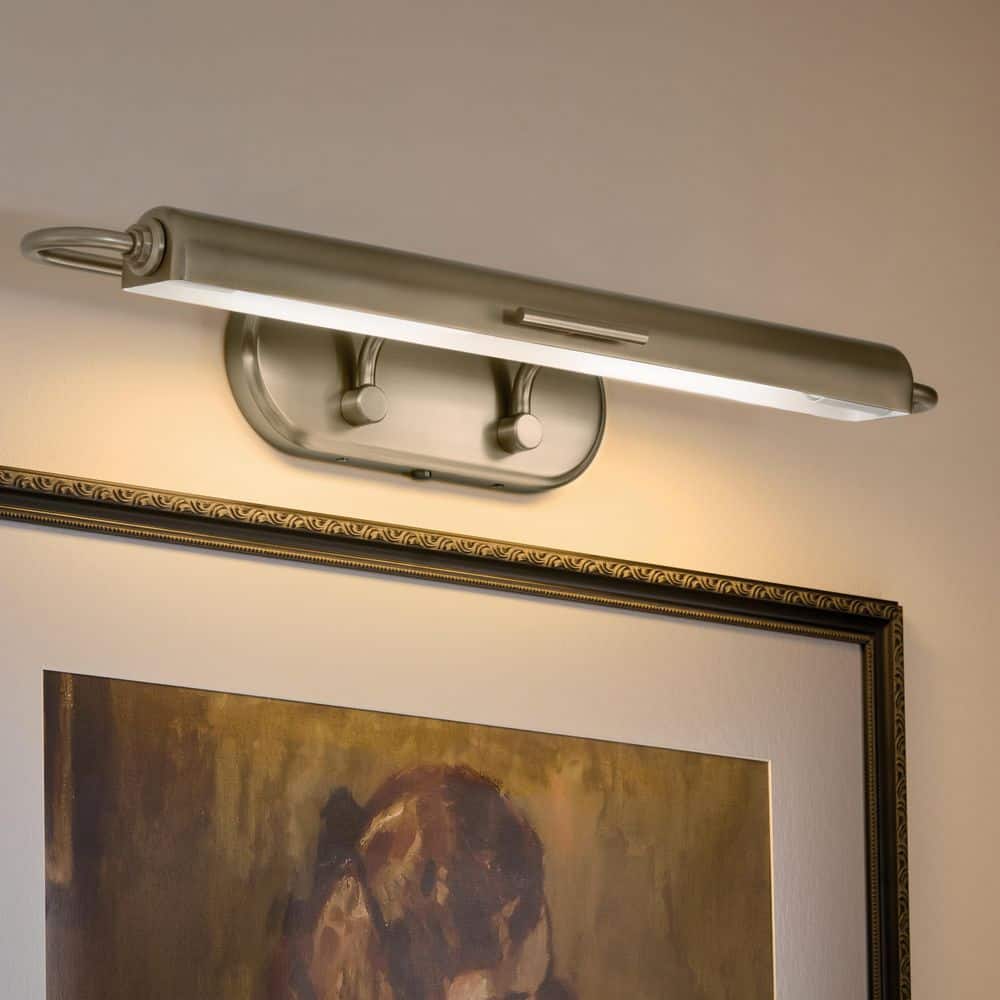 Caillier 29.25 in. 2-Light Hardwired Picture Light in Champagne Bronze price history on PriceWatchPro