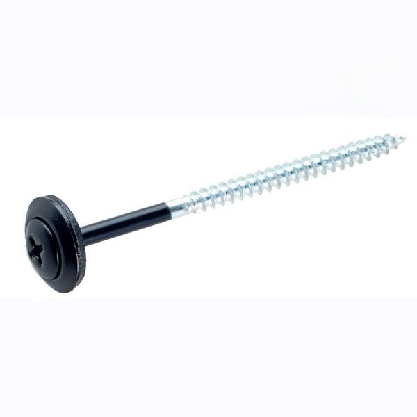 Onduvilla 2.87 in. Ebony Black Screw With Washer (1500-Piece per Box)