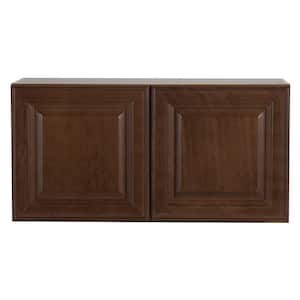 Benton Assembled 30x15.12 in. Wall Cabinet in Butterscotch