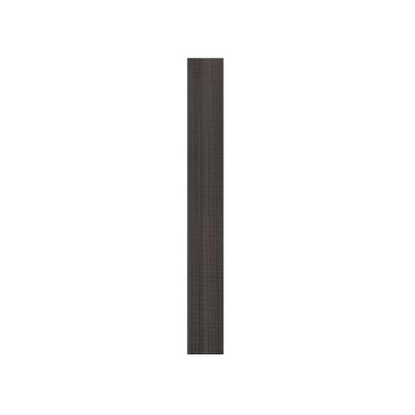 LIFEART CABINETRY Valencia Series 2 in. W x 30 in. H x 0.75 in. D Plywood Cabinet Filler in Chateau Brown