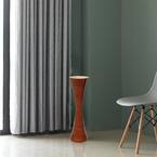 27 in. Brown Decorative Modern Bamboo Display Floor Vase Hourglass Shape