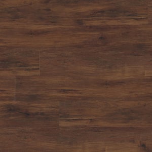 Take Home Sample-Bayland Antique Mahogany 30 MIL x 7 in. x 7 in. Waterproof Rigid Core Luxury Vinyl Plank Flooring