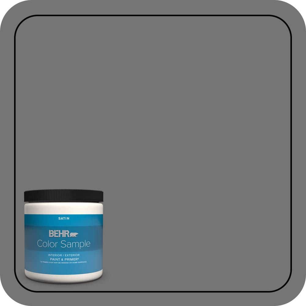 8 oz. #N520-5 Iron Mountain Satin Enamel Interior/Exterior Paint & Primer Color Sample price history on PriceWatchPro