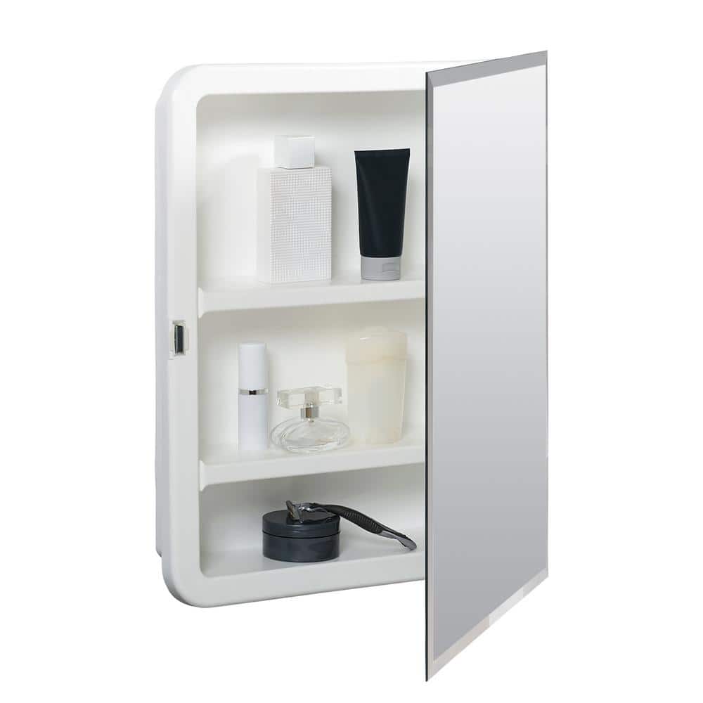 Zenith 20" Frameless Beveled Mirror Medicine Cabinet