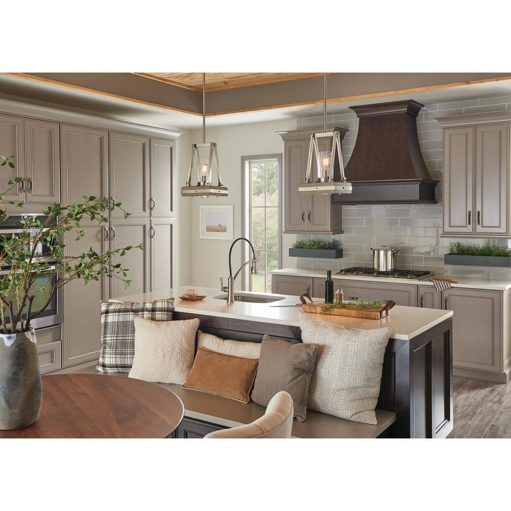 Classic Pewter Glass Mini Pendant Light