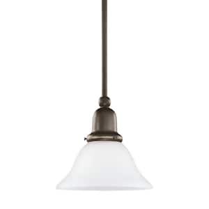 Sussex 1-Light Heirloom Bronze Pendant with LED Bulb