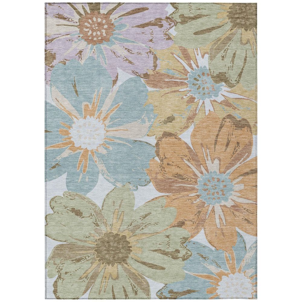 Chantille Machine Washable Indoor/Outdoor Abstract ACN2971 Spa 9 ft. x 12 ft. Area Rug price history on PriceWatchPro