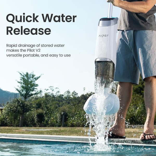 Reviews for AIPER Pilot V2 Cordless Pool Vacuum, Rechargeable