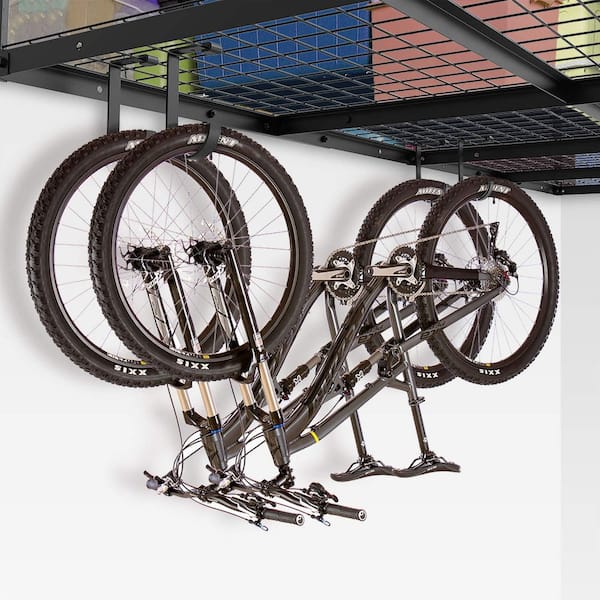 6-Pack Heavy-Duty Garage Storage Hooks – 70lbs Capacity, Alloy Steel, Fits Ceiling Racks & Wall Shelves, Black