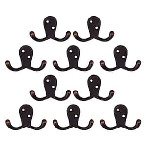 Double Robe Hook in Oil Rubbed Bronze (10-Pack)