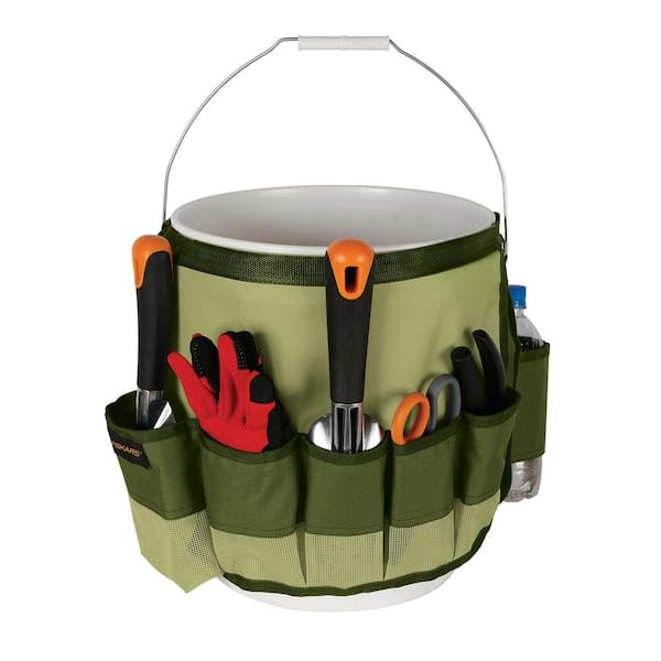 Fiskars 5 Gal. Garden Bucket Caddy (Bucket and Tools Not Included)