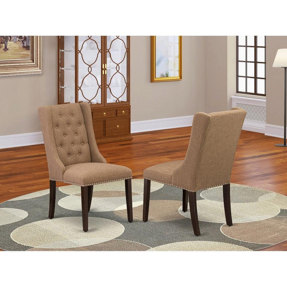 East West Furniture VNCH3-MAH-C Vernon - Set da pranzo