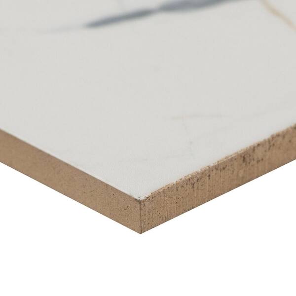 MSI Take Home Tile Sample - Lockson Mix 4 in. x 4 in. Glossy White