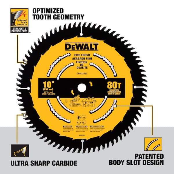 10 in. 80-Tooth Table or Circular Saw