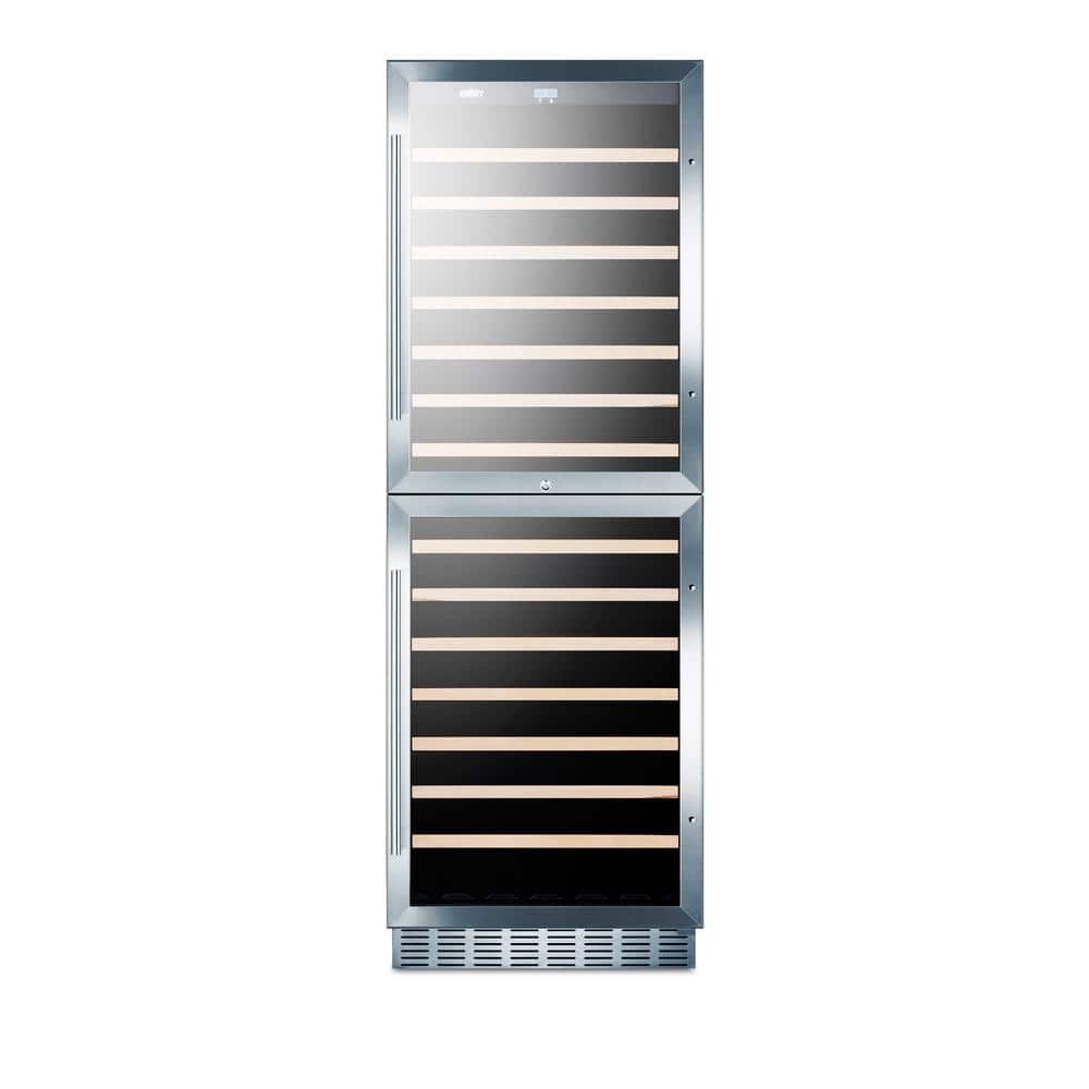 Summit SWC1875B Wine Chiller Beverage Refrigerator Glass/Black 