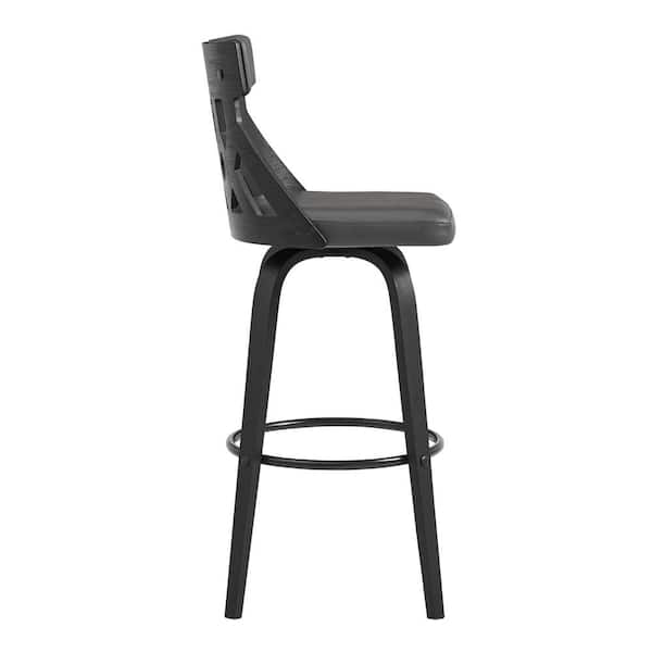 Bar Height High Back Swivel Stool, Brookford 26 63 Swivel Bar Stools With Backs And Arms