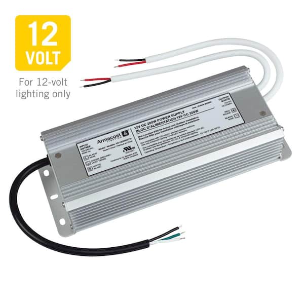 UL Listed 250W 12v LED Light power supply Driver Heavy Duty waterproof DC plug 