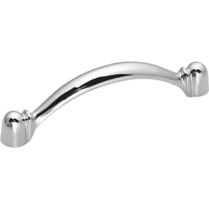Conquest 3-3/8 in. Center-to-Center Polished Chrome Pull