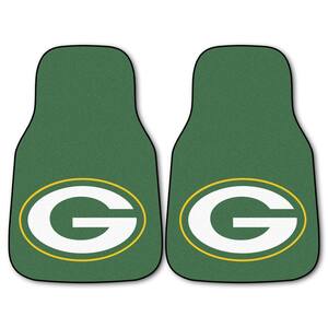 FANMATS NFL - Green Bay Packers Black Polyester Embroidered 0.1 in. x 20  in. x 40 in. Seat Cover 21527 - The Home Depot