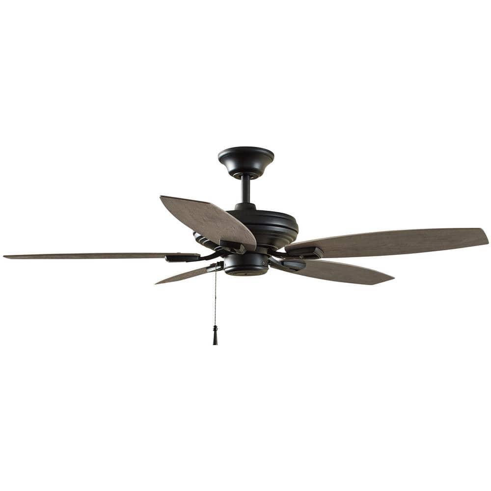 Details about   North Pond 52 In Indoor/Outdoor Matte Black Remote Control Ceiling Fan 