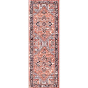 Sherita Oriental Persian Rust 2 ft. 6 in. x 6 ft. Indoor Runner Rug
