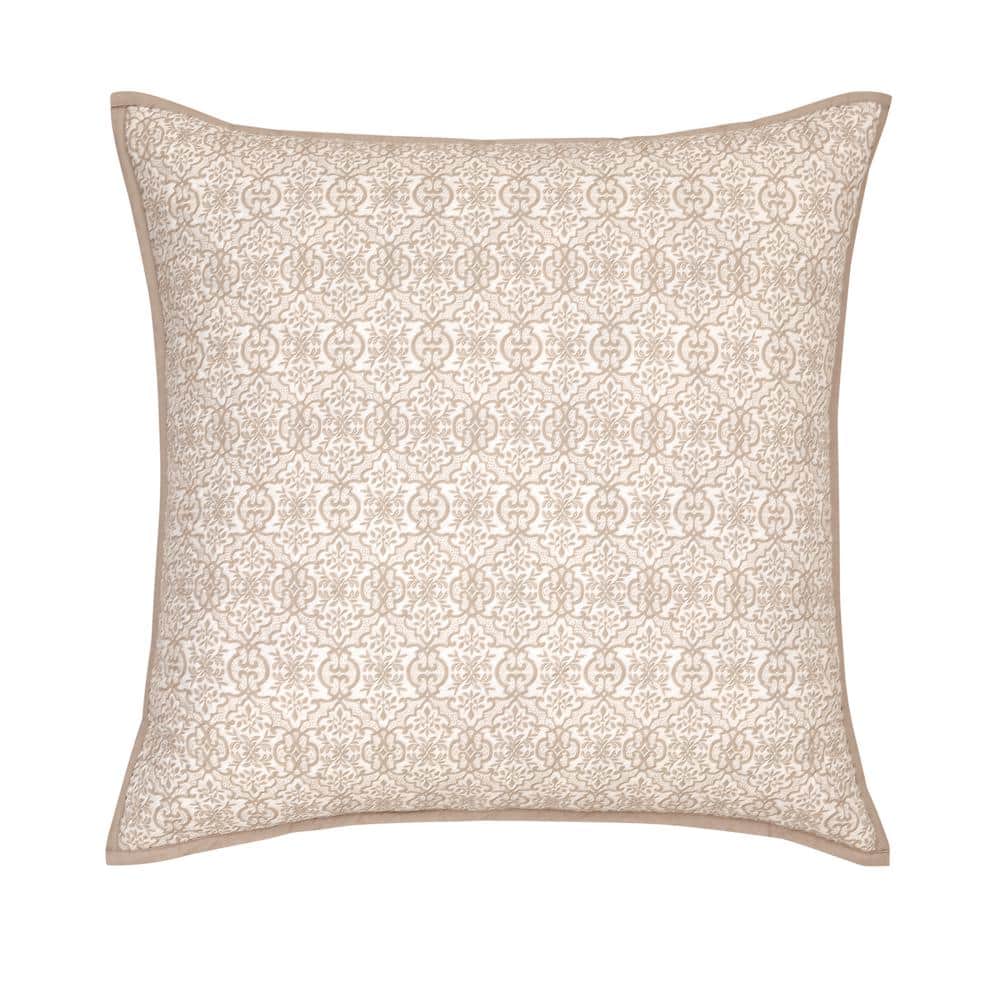 Ridgewood Rose Leaf Polyester Euro Sham 26 in. L x 26 in. W