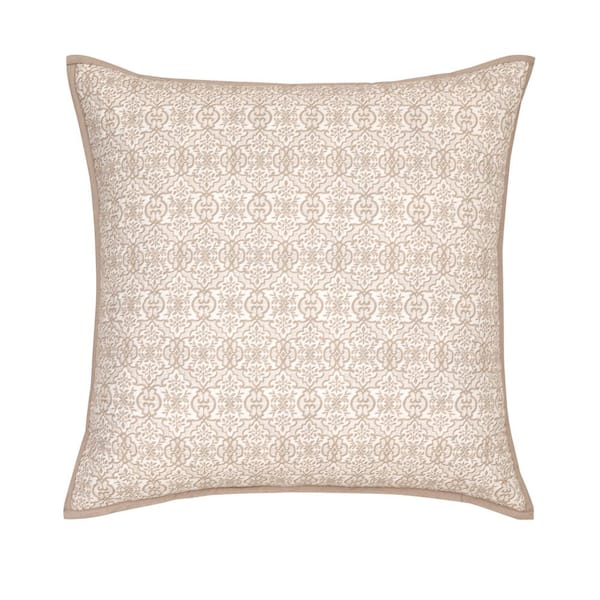 Unbranded Ridgewood Rose Leaf Polyester Euro Sham 26 in. L x 26 in. W