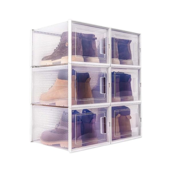 Plastic Shoe Boxes - 13 x 8 x 5, 6 Quarts S-15402 - Uline