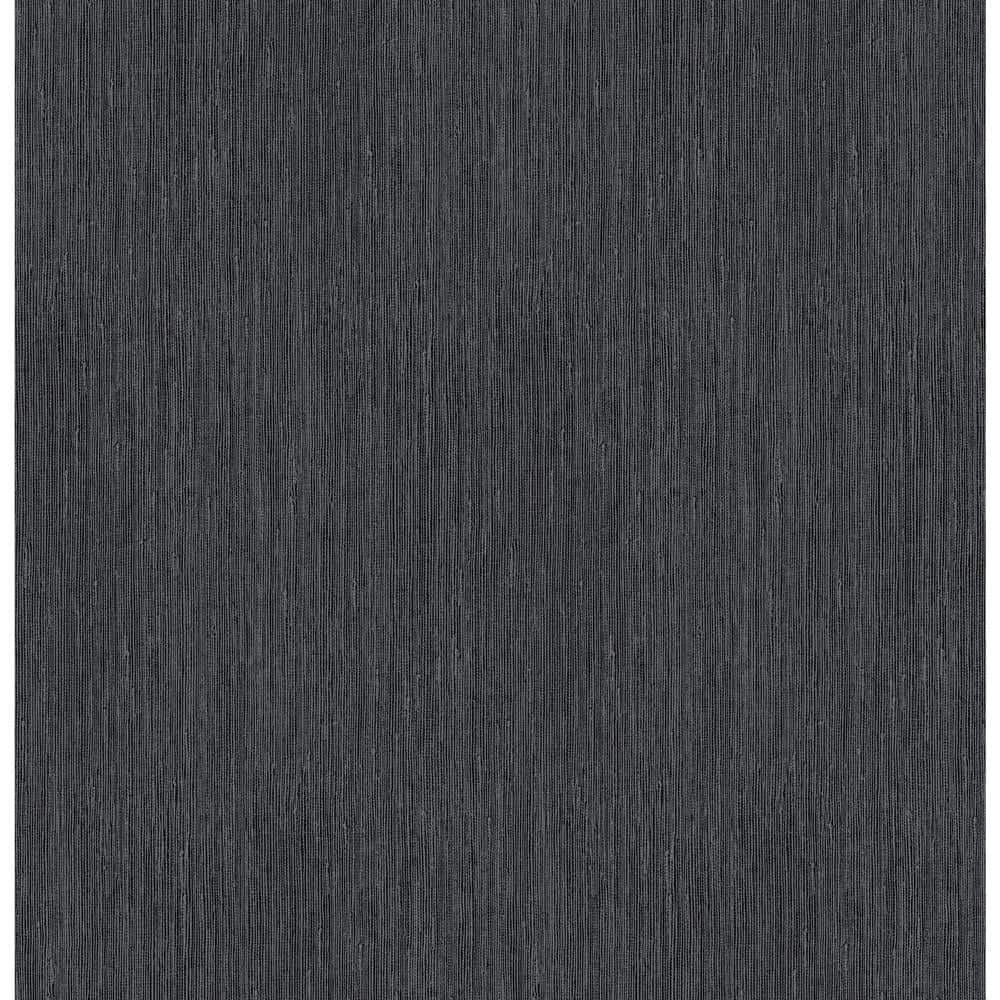 Grey 3D Embossed Grasscloth Non-pasted Wallpaper