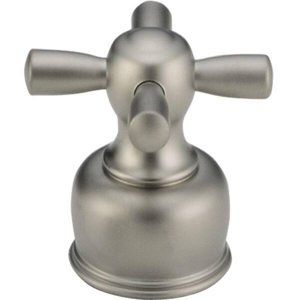 Delta Cross Handle in Pearl Nickel for Basin and Bidet Faucets-DISCONTINUED