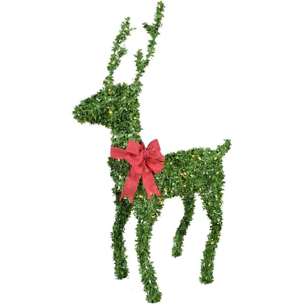 Fraser Hill Farm 60 in. Christmas Deer Statue with Warm White LED Lights
