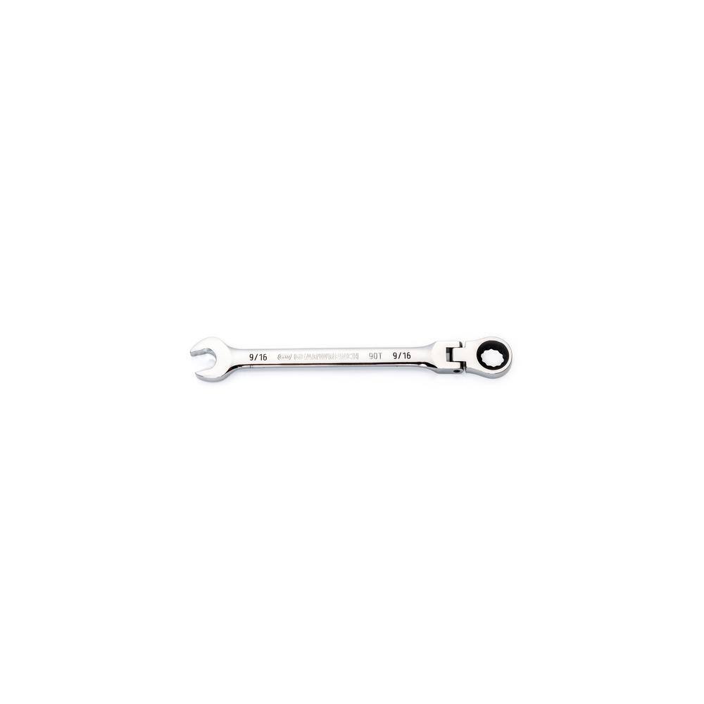 GEARWRENCH 89618 Flex-Ratschenkopf – Tropfenförmig, 3/8 Zoll Antrieb, 9 X 12 Mm Für Enge Räume
