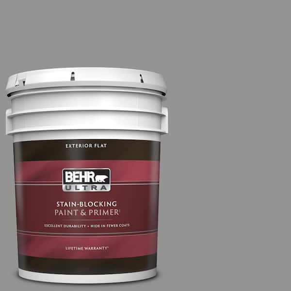 BEHR ULTRA 5 gal. #780F-5 Anonymous Flat Exterior Paint & Primer