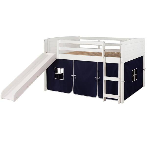 kids loft bed tent